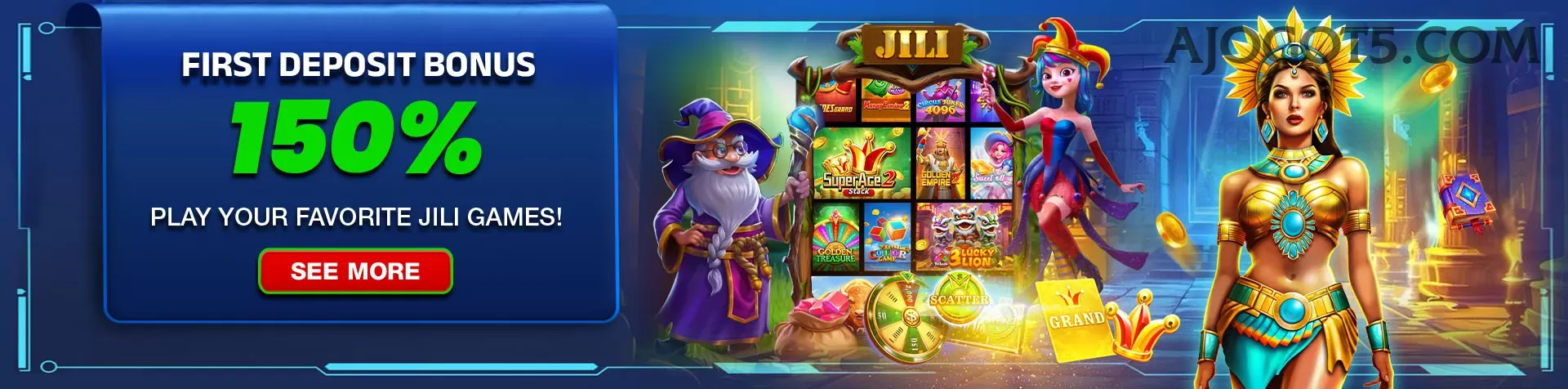 Slots com prêmios ajogo